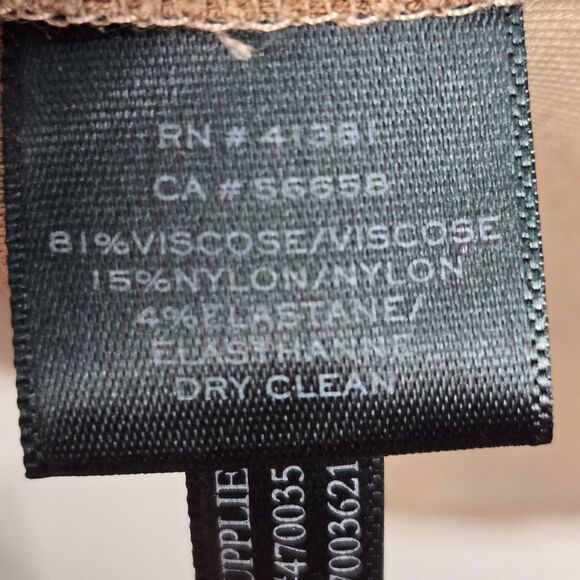 Lauren Ralph Lauren Contessa Snake Print Pointe Knit Sheath Dress 3X Tan - Picture 6 of 6